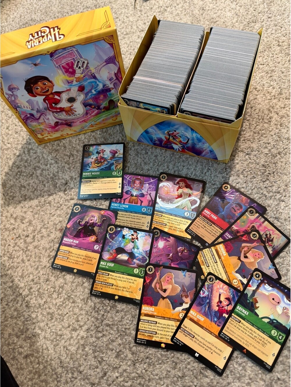 Disney Lorcana Hyperia City TCG Bulk Cards 900+ Cards